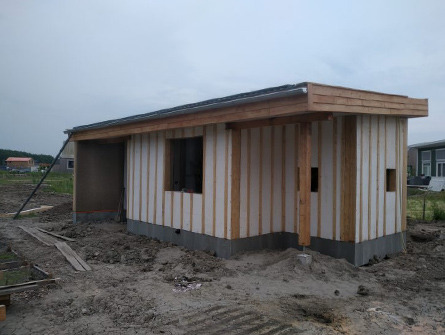 Construction project guest house Almere