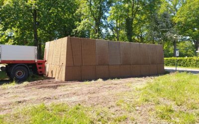 Sustainable noise barriers installed in Westerbork